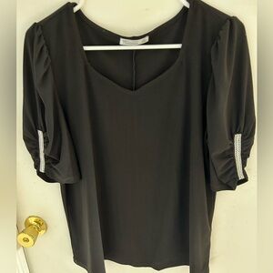 Women’s dress shirt black